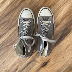 Gray Chuck Taylor All Star Converse High Tops